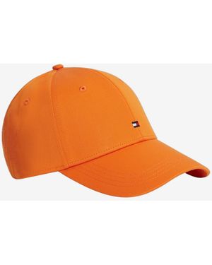 Tommy Hilfiger Embroidered Logo Cap - Orange