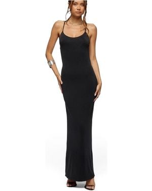 Edikted Zhuri Ring Backless Maxi Dress - Black