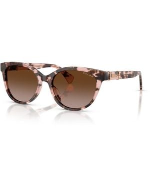 Ralph Lauren Gradient Cat Eye Sunglasses Ra5357u - Brown
