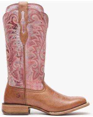 Durango Arena Pro Tawny English Rose Western Boot - Pink