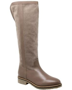 Charles David Yarn Tall Knee High Boot - Brown