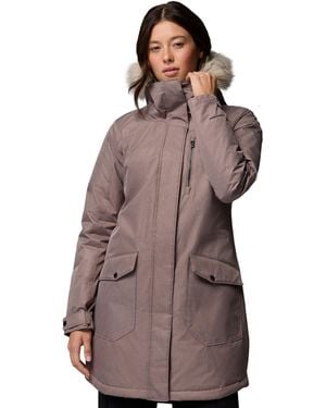 Columbia Suttle Mountain Long Insulated Jacket - Brown