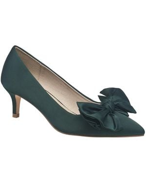 French Connection Ladies Hayleybow Kitten Heel - Green