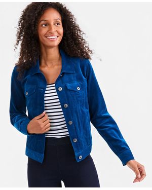 Style & Co. Corduroy Jacket - Blue