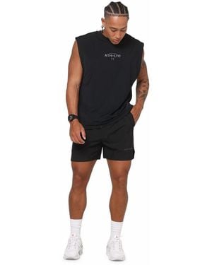 Saint Morta Athltc Training Shorts - Black