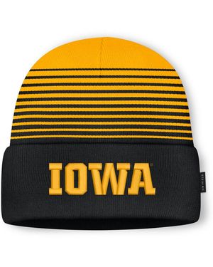 Nike And Black/gold Iowa Hawkeyes On-field Utility Knit Hat - Yellow