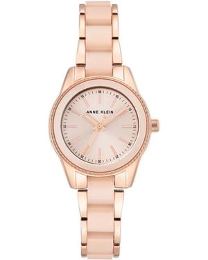 Anne Klein Sunray Dial Watch - Pink