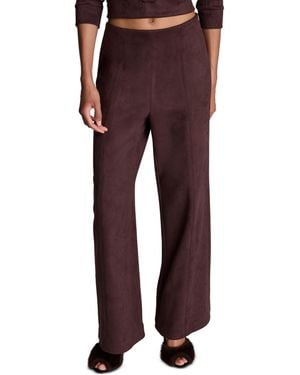 Kenneth Cole High-waisted Wide-leg Pull-on Pants - Red