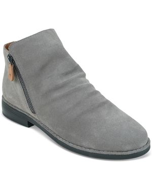 Gentle Souls Emma 2 Zip Booties - Gray
