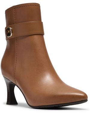 Clarks Collection Tammitha Nora Pointed Toe Booties - Brown