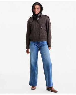 Tommy Hilfiger Stand-collar Bomber Jacket - Blue