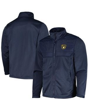 Dunbrooke Milwaukee Brewers Explorer Full-zip Jacket - Blue