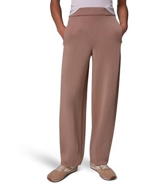 Donna Karan Weekend Jet Setter High-rise Wide-leg Pants - Brown