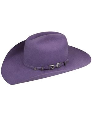 Renegade Punchy Western Cowboy Hat - Purple