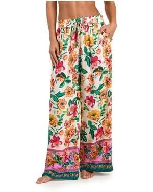 Sunshine 79 Zen Garden Beach Pant - White