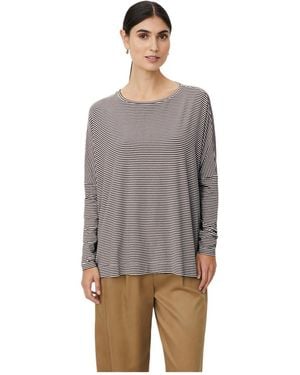 Masai Mabarr Oversized Stripe T-shirt - Gray