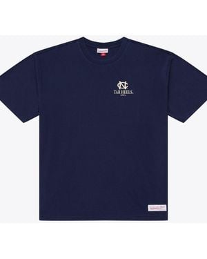 Mitchell & Ness North Carolina Tar Heels Core Icon T-shirt - Blue
