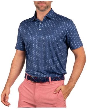 Tailorbyrd Golf Carts Performance Polo - Blue