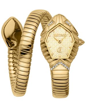 Just Cavalli Stainless Steel Bracelet Watch - Metallic
