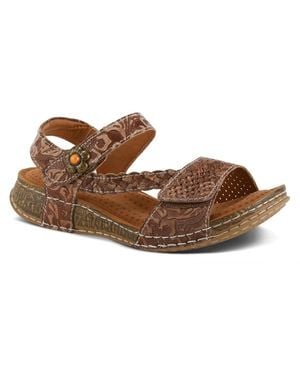 L'ARTISTE Spring Step Popular Sandal - Brown
