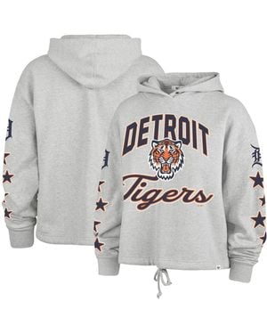 '47 Detroit Tigers Plus Size Starry Eye Hoodie - Gray