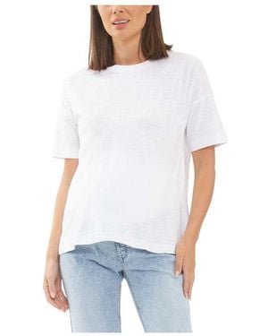Ripe Maternity Claud Crew Neck Tee - White
