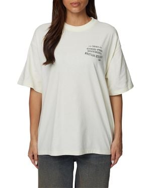 Good For Nothing Oversized Stamp T-shirt - Gray