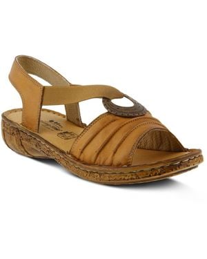 Spring Step Karmel Wedge Sandal - Brown