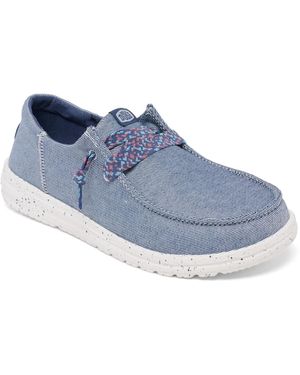 HEYDUDE Wendy Funk Friendship Lace Casual Sneakers From Finish Line - Blue