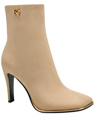 Donna Karan Brecklyn Stiletto Booties - Brown
