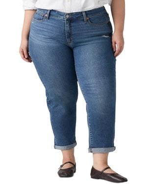 Levi's Trendy Plus Size Boyfriend Jeans - Blue