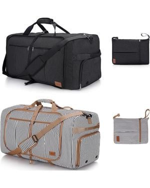 Urtala 120l Foldable Collapsible Travel Duffle Bag - Black