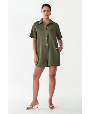 ST MRLO Sandra Romper - Green