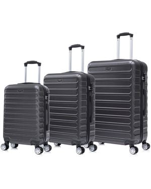 TUCCI Italy Carravia 3-pc. Hardside luggage Set - Black