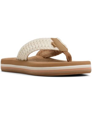 Roxy Colbee Hi Slip-on Beach Sandals - Brown