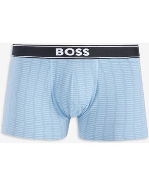 BOSS Printed Logo Trunk - Blue