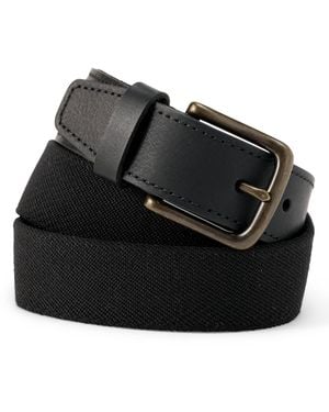 Lands' End Elastic Surcingle Belt - Black