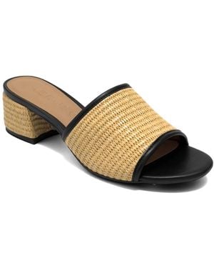 Aerosoles Como Round Toe Slide Sandals - Brown
