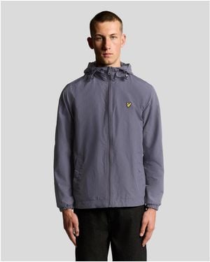 Lyle & Scott Zip Through Hooded Jacket - Gray