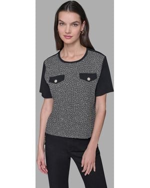 Karl Lagerfeld Short-sleeve tops for Women | Online Sale up