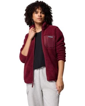 Columbia West Bend Stand-collar Fleece Jacket - Red