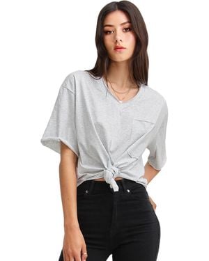 Belle & Bloom Brave Soul Oversized T Shirt - White