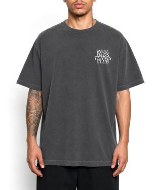 9tofive Real Dads Tennis Club T-shirt - Gray