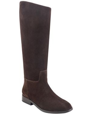 Marc Fisher Florina Zipper Tall Dress Boots - Brown