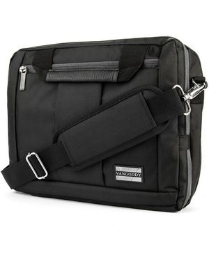 Vangoddy El Prado Laptop Messenger Bag Fit Up To 14 To 15.6 - Black