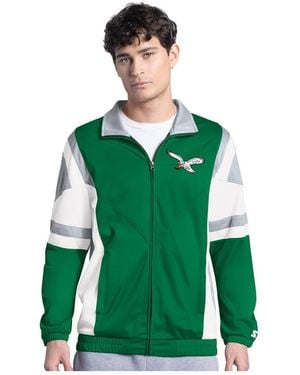 Starter Â Philadelphia Eagles Contender Vintage Logo Full-zip Track Jacket - Green