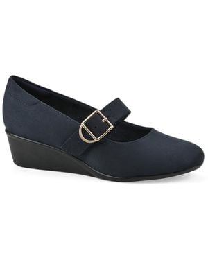 White Mountain Bolford Wedge Pumps - Blue