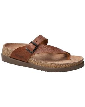 Mephisto Helen Plus Leather Sandal - Brown
