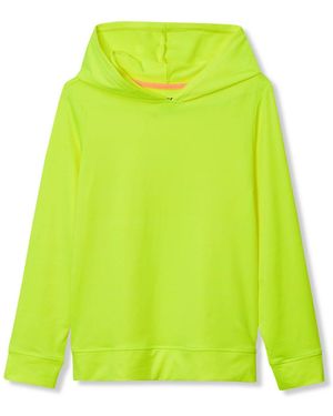 Lands' End Girls Long Sleeve Upf 50 Sun Hoodie Rash Guard - Green
