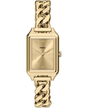 Fossil Raquel Three-hand -tone Stainless Steel Watch - Metallic